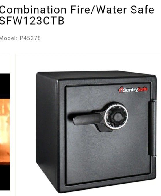 SENTRY SAFE
 Combination Fire/Water Safe #SFW123CTB