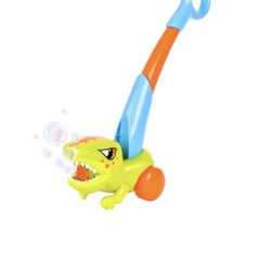 NEW Play Day Dino Push Bubble Blower, Include 4 oz Bubble Solution