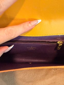 Louis Vuitton Yellow Epi Leather Envelope