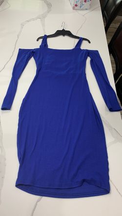 Royal Blue Small Midi Dress