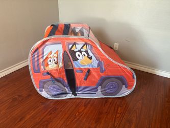Bluey Kids Pop-Up Play Tent Car