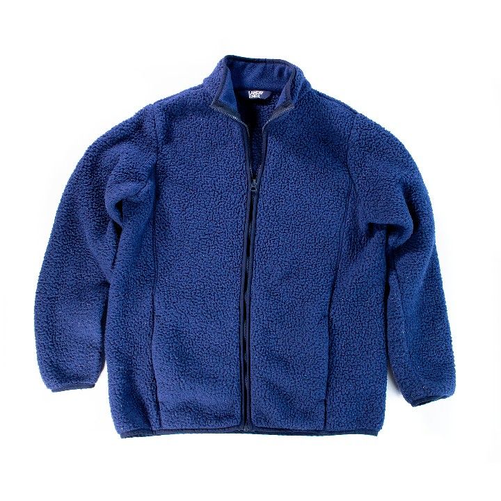 Land's End Boy's Blue Fleece Jacket M