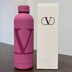 Valentino Pink Water Bottle 