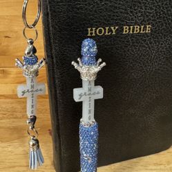 Easter Amazing Grace Bookmark/Purse Charm Gift Set/Bible Study/Pastor
