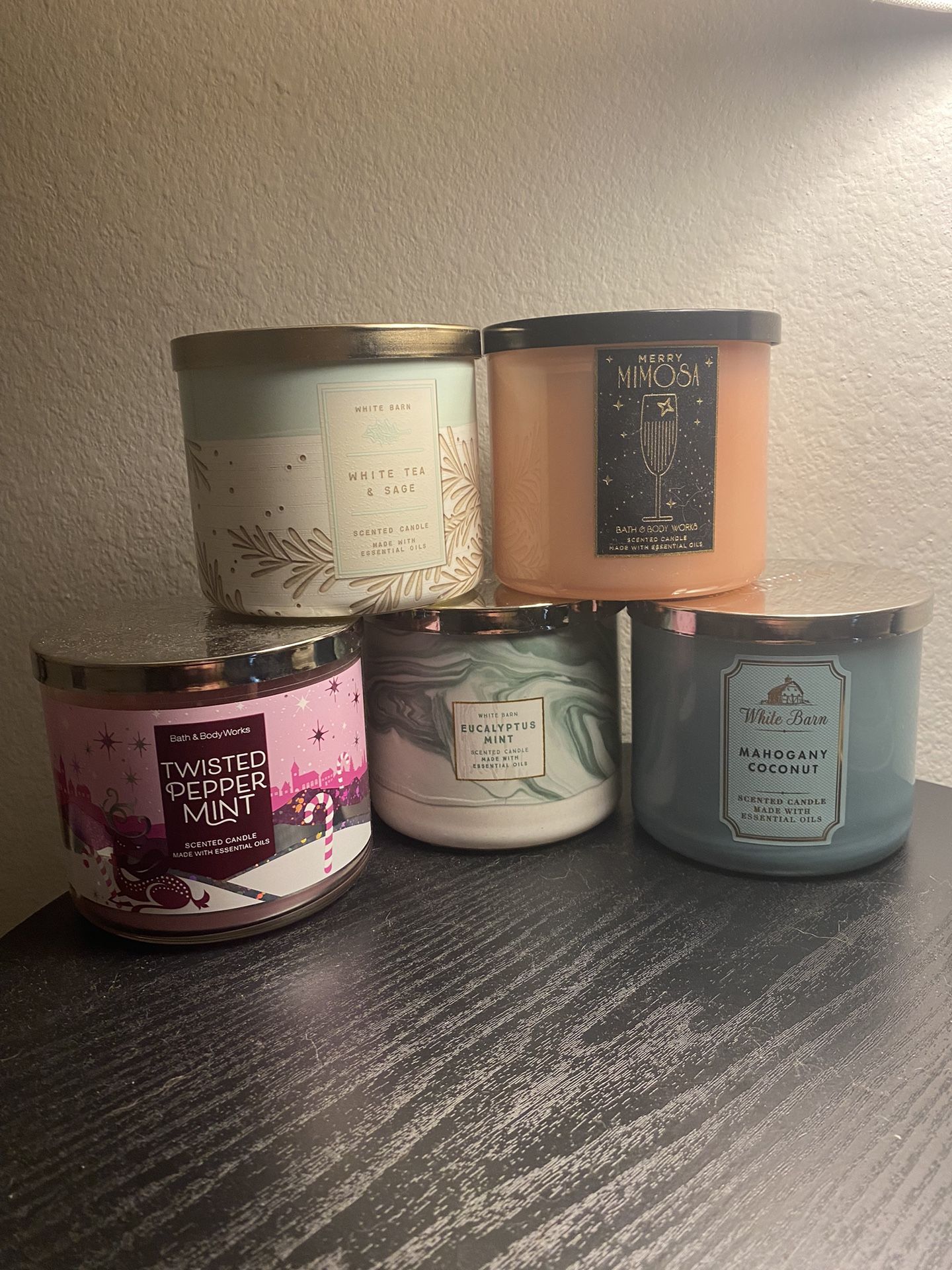 NEW Bath And Body Works Candles (misc)