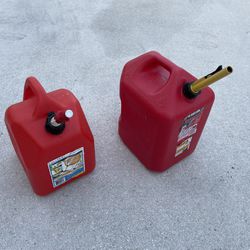 Two 5gal Gas Canisters 