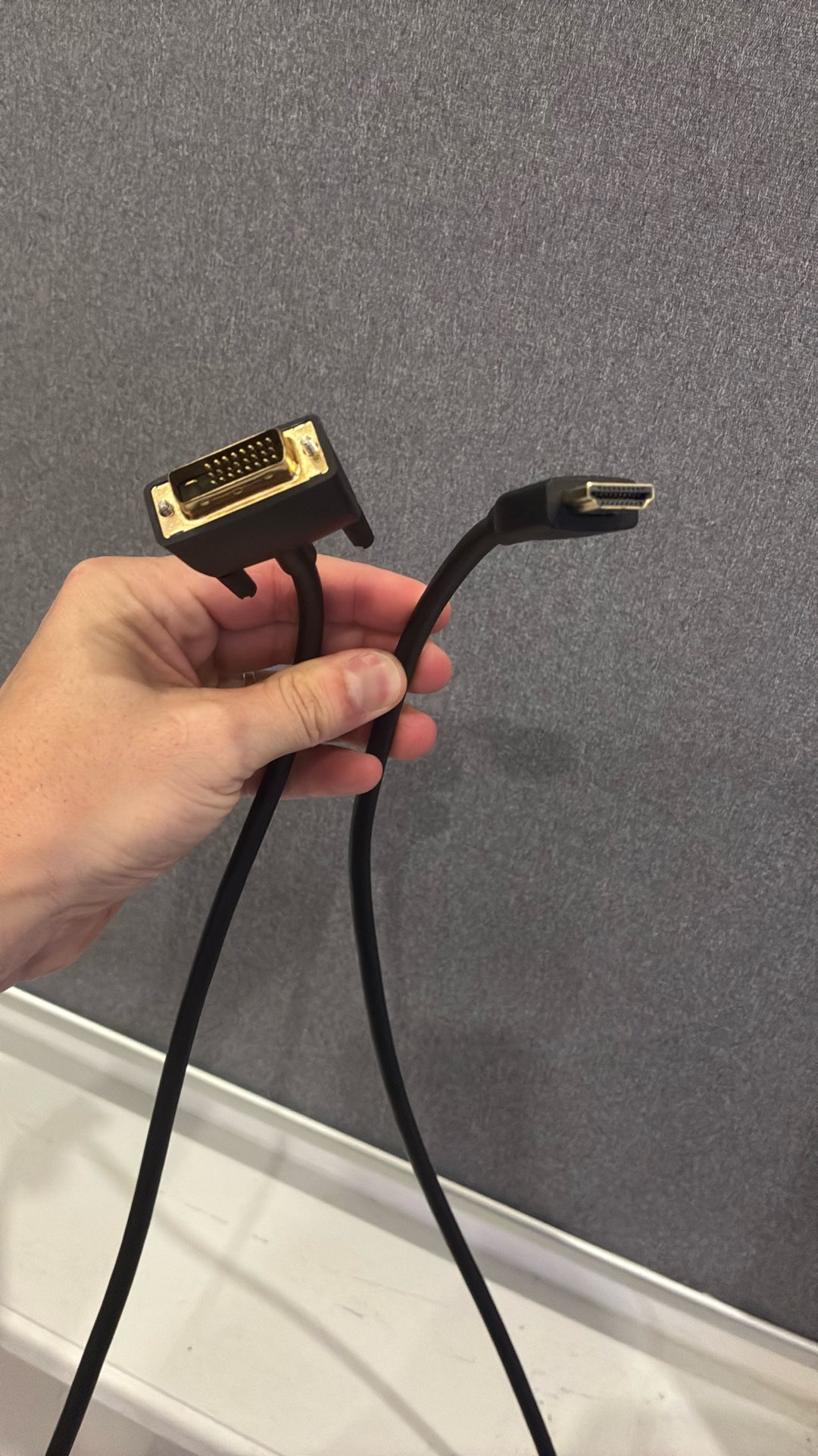 HDMI To DVI 6ft And 3ft Power Cord