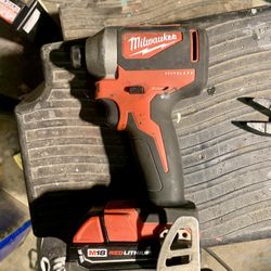 Milwaukee Brushless Impact Drill + Battery