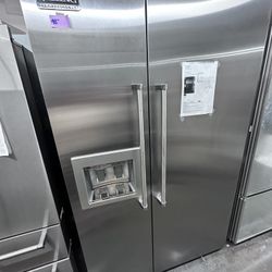 48” Viking Built In Stainless Steel Refrigerator 