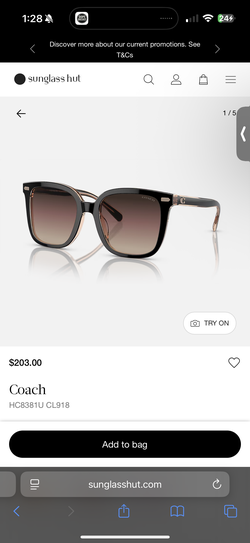 Coach sunglasses