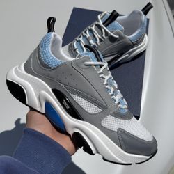 Dior b22 Trainer Grey Blue
