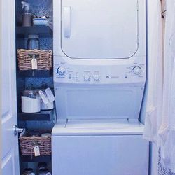 Stackable Washer Dryer GE Top Load Washer & Electric Dryer