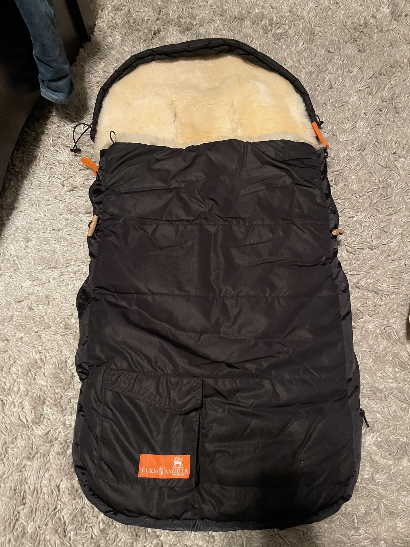 Elks & Angels Sheepskin Foot Muff