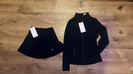Lululemon black Jacket and Skirt Set size 2/4/6/8