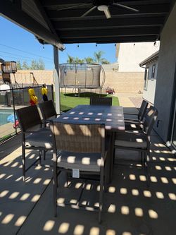 Patio Furniture Dining Set Allen Roth