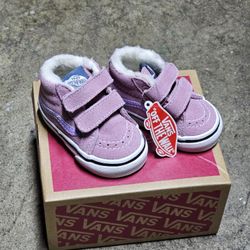 Toddler Vans Size 2 – Pink/Purple – Brand New w/ Box