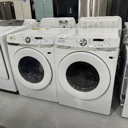 Washer and Dryer NEW White Front Load Electric Stackable 