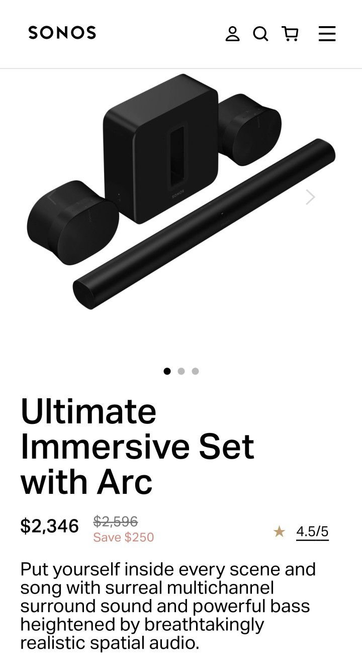 SONOS Ultimate Immersive Set with Arc
