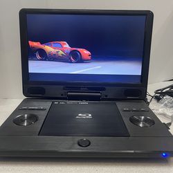 ONN 11” Swivel Screen  portable Blu-ray/DVD Player w/SD&USB inputs HDMI