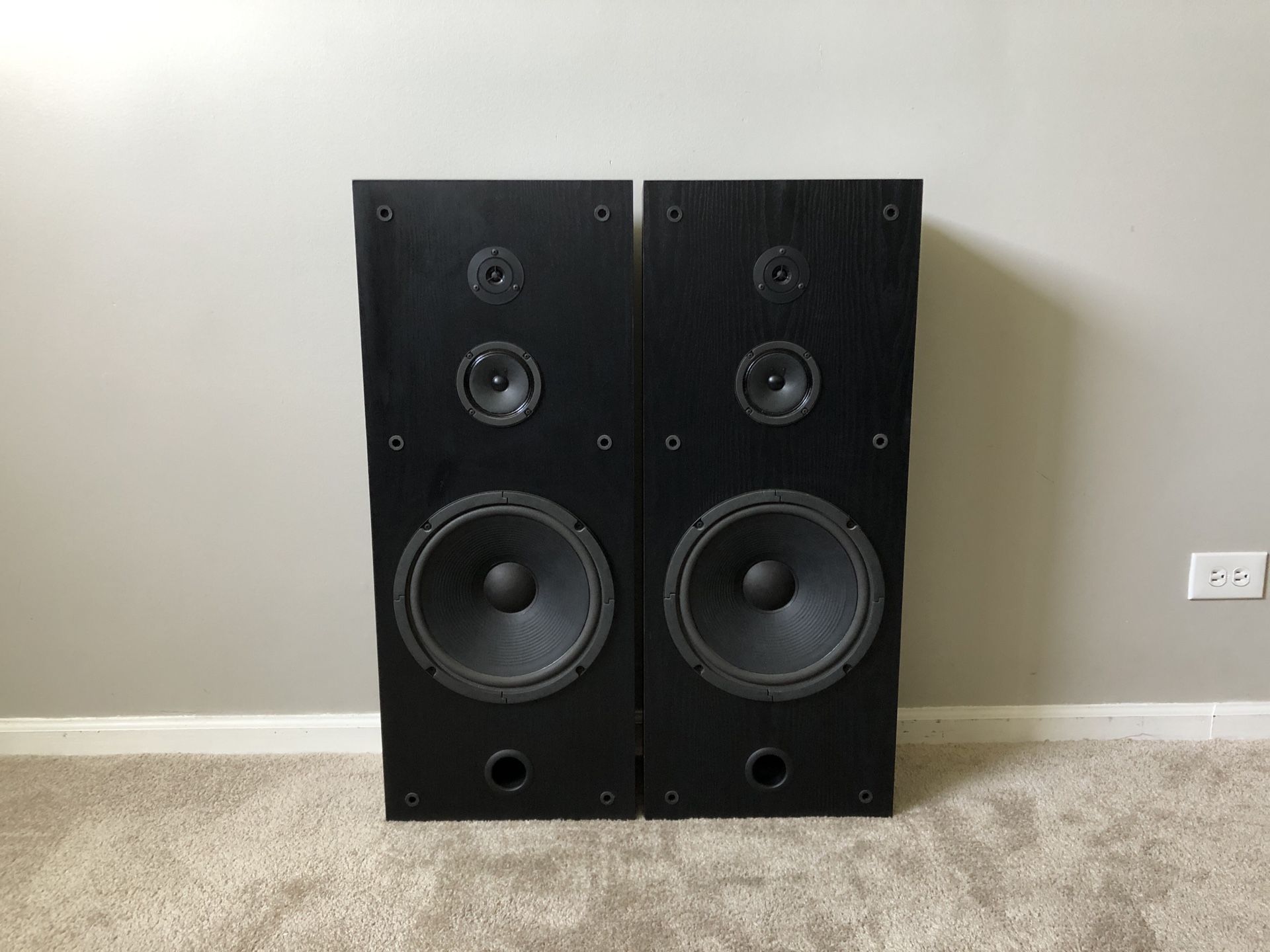 Kenwood JL-507 3 Way Home Tower Floor Standing Speakers