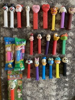 Various Pez Dispensers