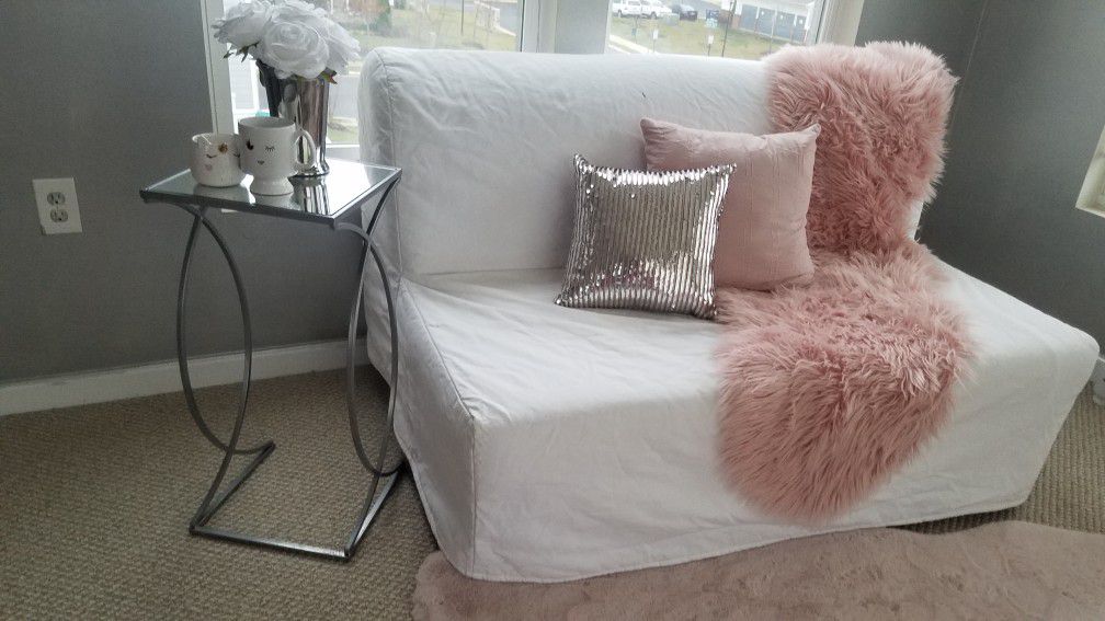 white ikea sofa bed