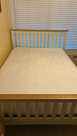 Full size bed with mattress Full size bed with mattress