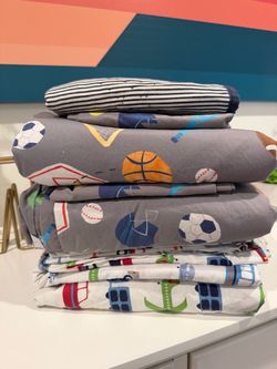 Kids Sports-Cars  Print Bedding  Set Pottery Barn Kids