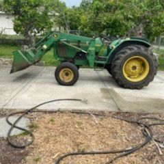 John Deere 5200 Front End Loader Tractor With Attachments