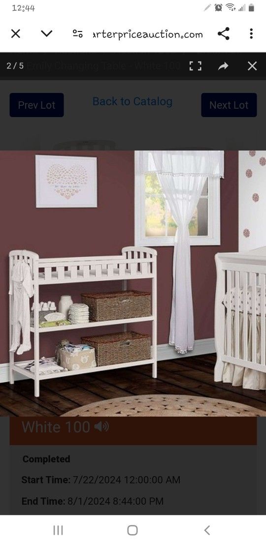 White Changing Table ***NEW***