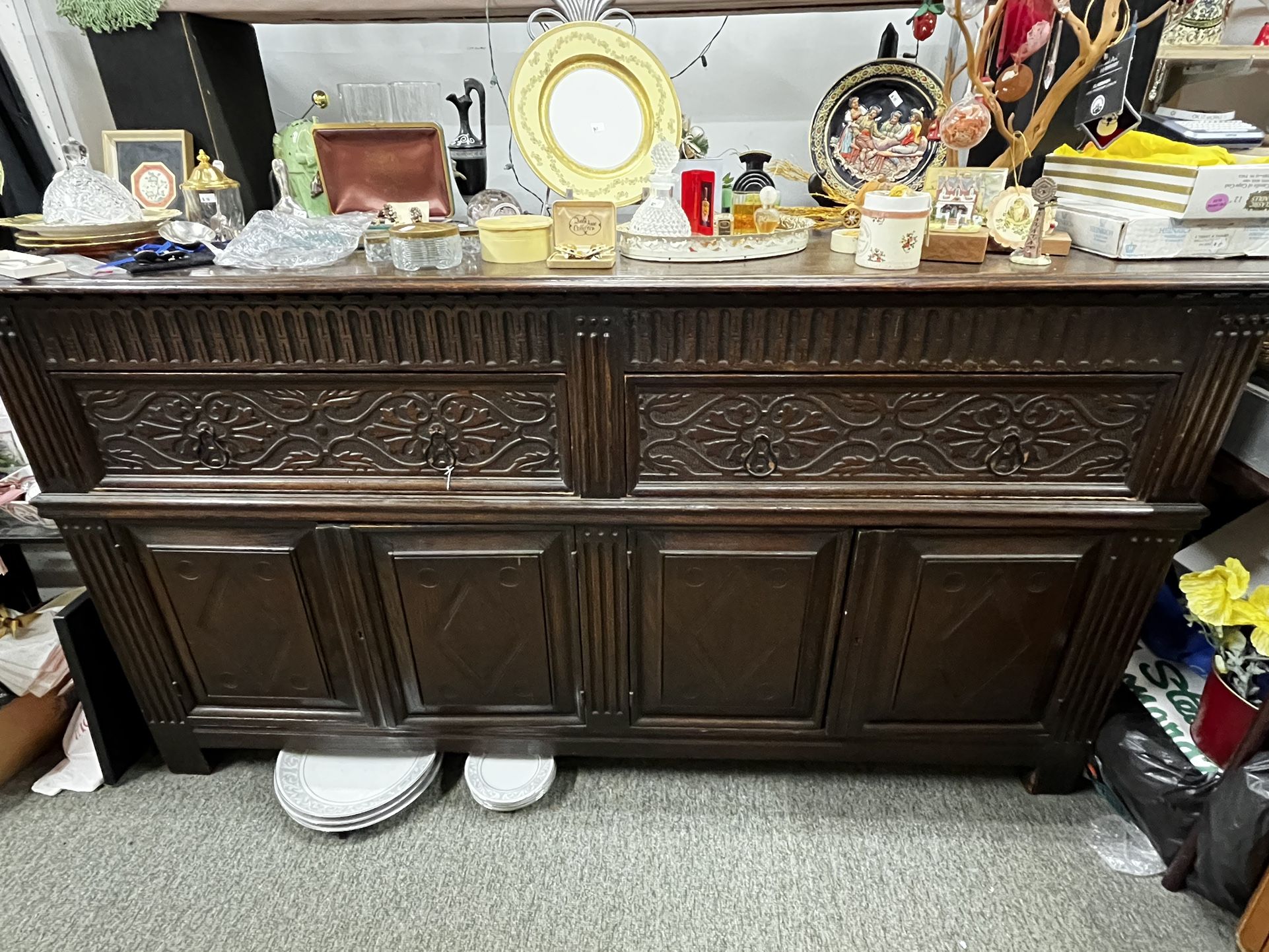 Antique Wood Cabinet