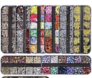 rhinestones, sequins for nail art or crafts
