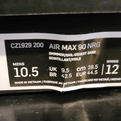 Nike Air Max 90 NRG Shimmer Polka SZ 10.5