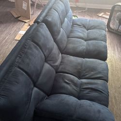 Blue Futon