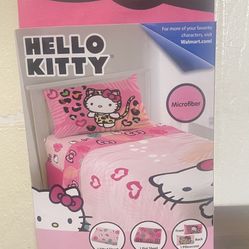 Hello Kitty Twin Sheet Set