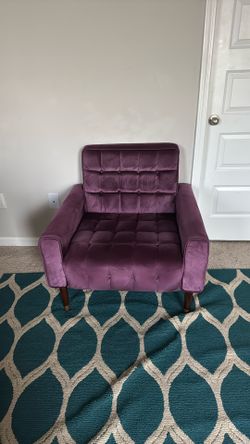 Purple Accent Chair