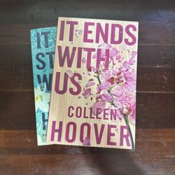 Colleen Hoover - It Ends With Us And It Starts With Us Paperback Book Set 