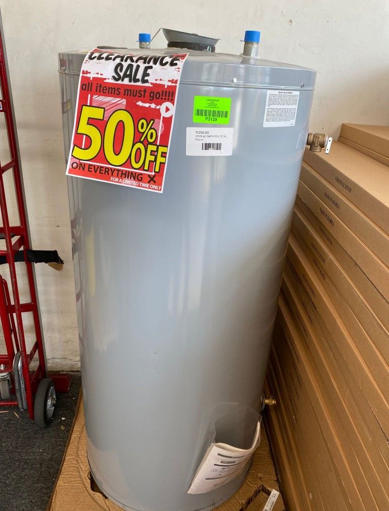 AO SMITH FCG-75 74 Gallon ProLine Water Heater for Sale in La Mesa, CA -  OfferUp