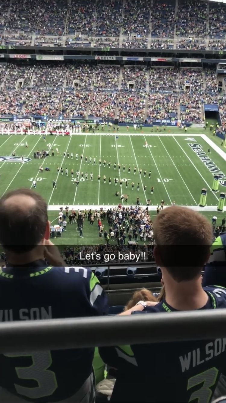 Seahawks vs. 49ers. Amazing seats