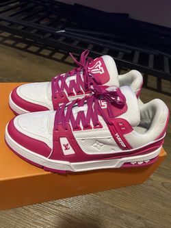 Louis Vuitton pink and white size 8 men
