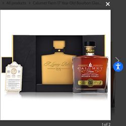 Calumet Farms 17 Yr Bourbon Decanter