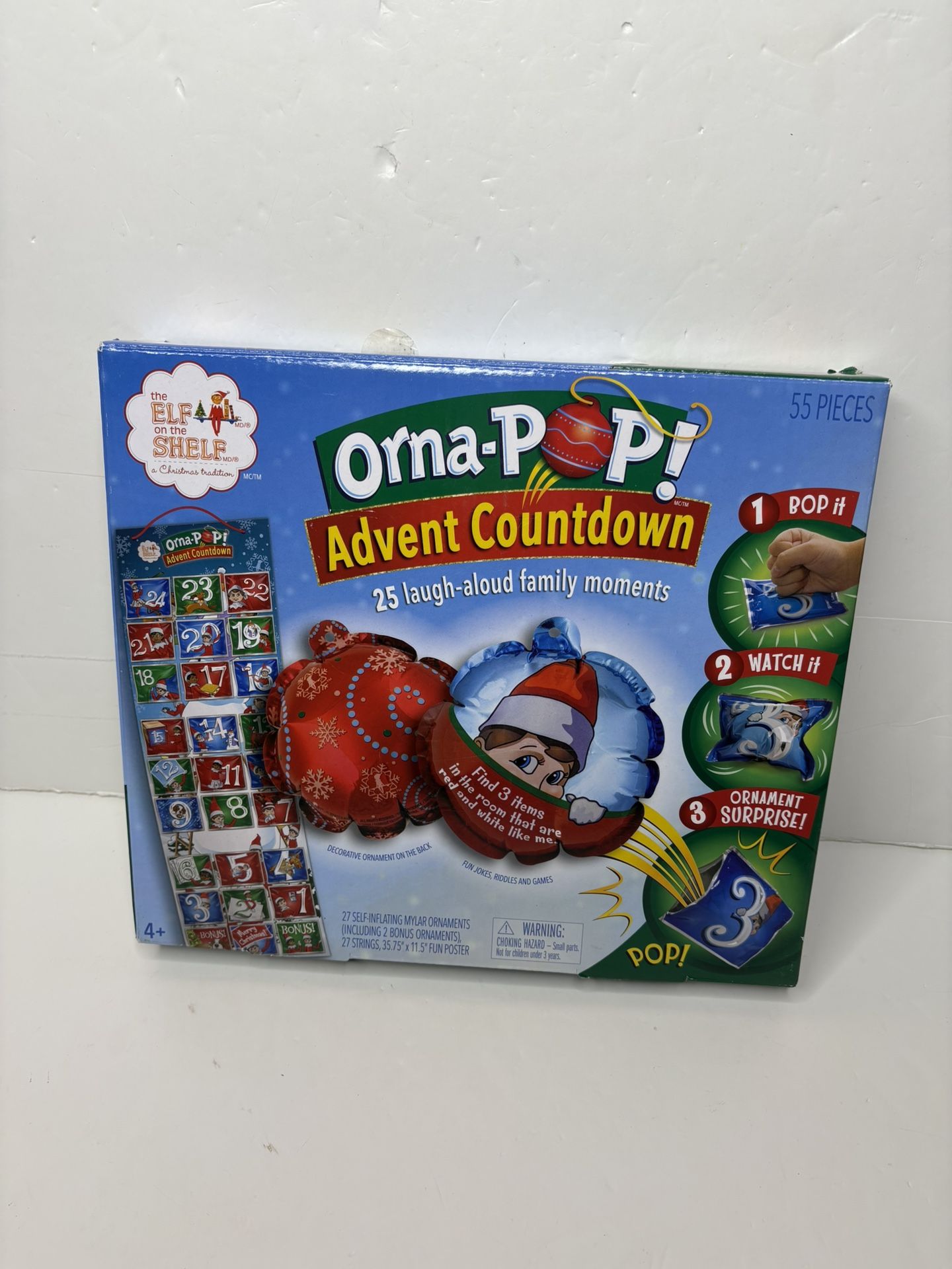 Elf on the shelf advent calendar