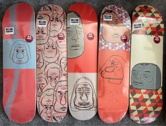 BAKER Skateboards X Barry McGee 5 deck set