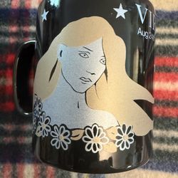 Rare Collectible Virgo Coffee Mug, Designed By Lucy Owen