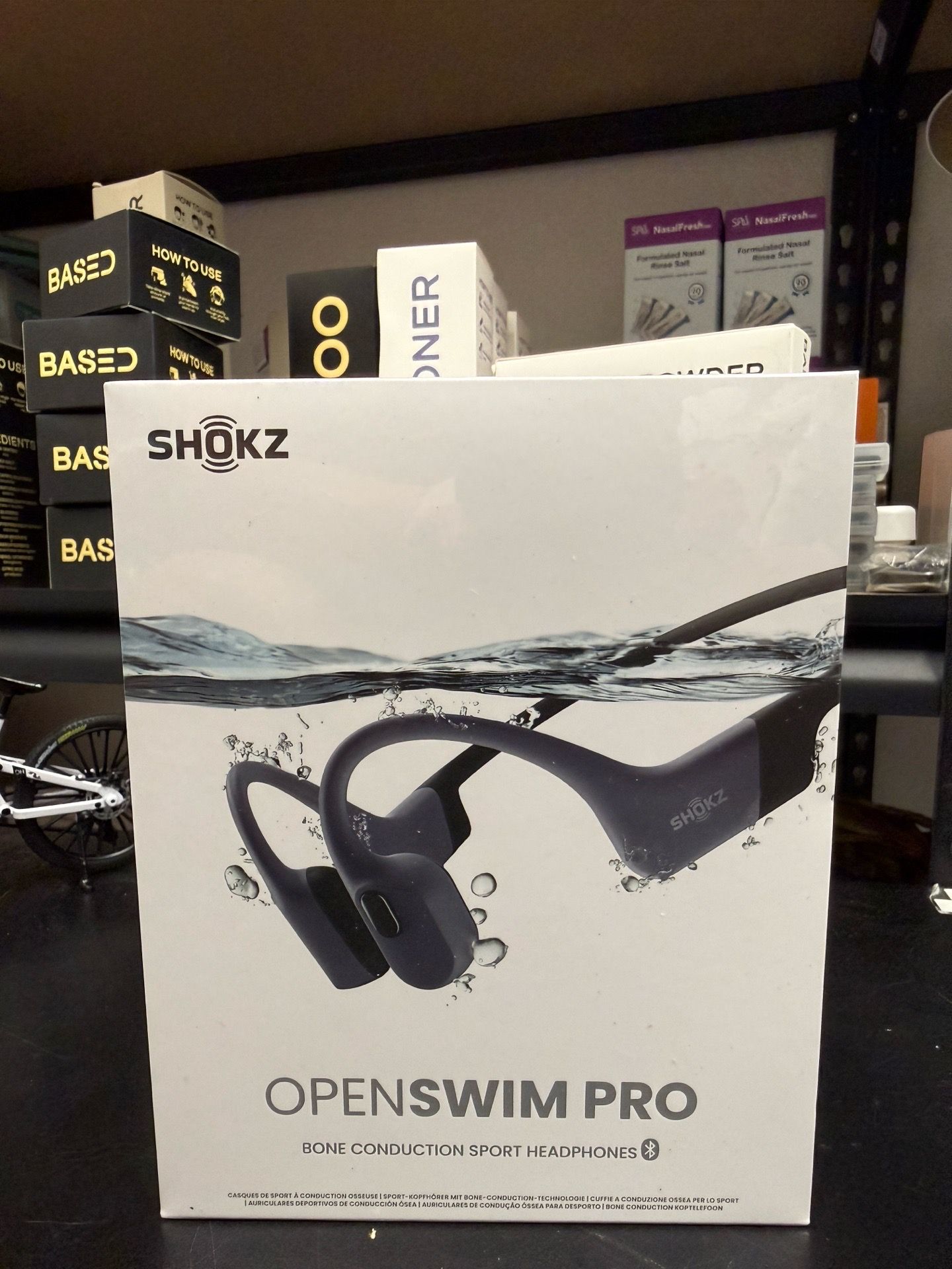 SHOKZ OpenSwim Pro - Open-Ear Bluetooth Headphones