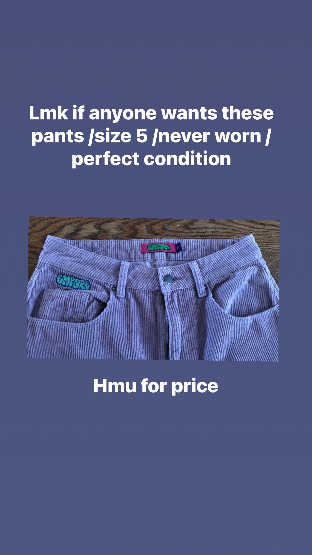 Empyre Pants /Size 5/ Pinkish Purple !