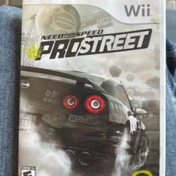 Wii Prostreet Racing