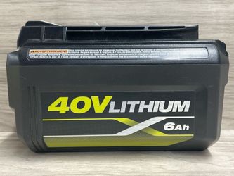 Ryobi OP40602VNM 40V 6.0Ah Lithium Ion Battery (PO1024946)