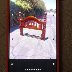 Bed Headboard Crib Wooden 