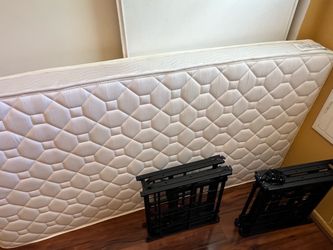 Twin bed and frame